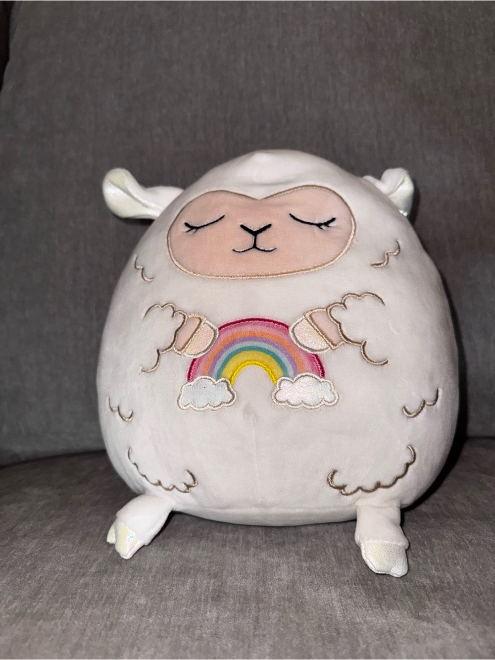 Rare Squishmallows Blossom White Lamb